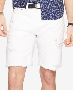 Denim & Supply Ralph Lauren Men's Straight-fit Ripped Shorts