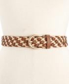 Style & Co. Multi Textured Woven Belt, Only At Macy's