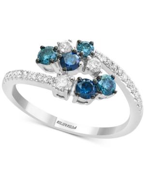 Effy Diamond Cluster Bypass Ring (3/4 Ct. T.w.) In 14k White Gold