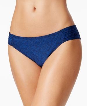 La Blanca Midnight Rain Ruched Bikini Bottoms Women's Swimsuit