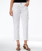 Style & Co Cropped Slim-fit Pants, Only At Macy's