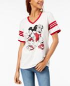 Freeze 24-7 Juniors' Mickey & Minnie Mouse Graphic T-shirt