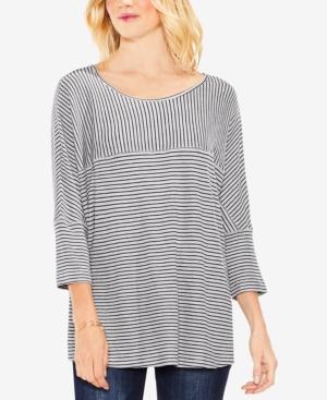 Vince Camuto Striped Dolman-sleeve Top