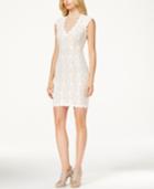 Inc International Concepts Illusion-lace V-neck Sheath Dress, Only At Macy's
