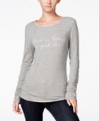 Maison Jules Long-sleeve Graphic T-shirt, Created For Macy's