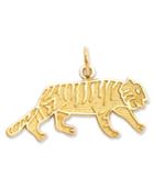 14k Gold Charm, Tiger Charm