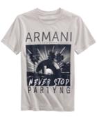 Armani Exchange Men's Never Stop Partying Graphic-print T-shirt