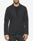 Calvin Klein Jeans Men's Herringbone-print Blazer