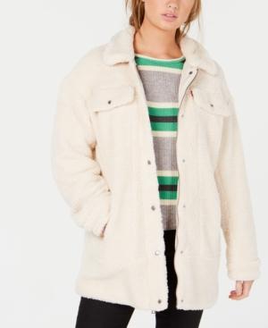 Levi's Oversized Long Fleece Trucker Jacket