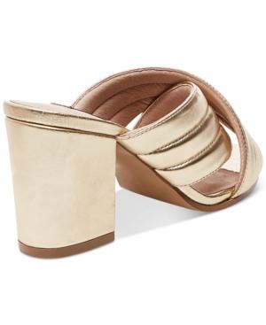 Steven By Steve Madden Women's Zada Slide-on Block-heel Sandals Women's Shoes