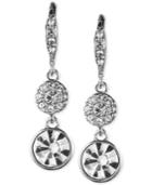 Givenchy Crystal Small Pave Drop Earrings