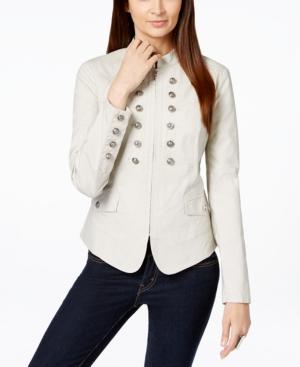 Inc International Concepts Double-breasted Military Jacket, Only At Macy's