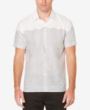 Perry Ellis Men's Wave Stripe Shirt