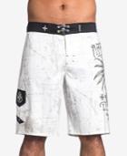 Affliction Men's Blackbird Graphic-print Boardshorts