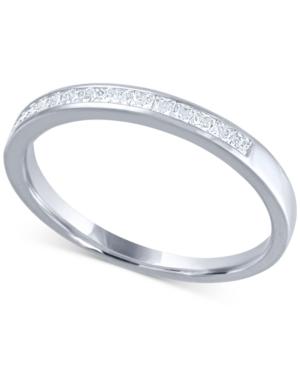 Diamond Princess Band (1/4 Ct. T.w.) In 14k White Gold