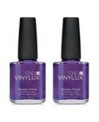 Creative Nail Design Vinylux Grape Gum Nail Polish Duo (two Items), 0.5-oz, From Purebeauty Salon & Spa