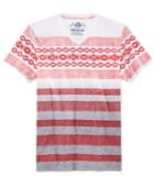 American Rag Men's Southwest Ombre Stripe V-neck T-shirt, Only At Macy's