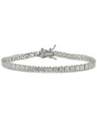Giani Bernini Cubic Zirconia Boxed Tennis Bracelet In 18k Rose Gold-plated, 18k Gold-plated Sterling Silver And Sterling Silver, Only At Macy's