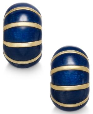 Erwin Pearl Atelier For Charter Club Gold-tone Colored Huggy Hoop Earrings, Only At Macy's
