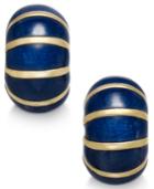 Erwin Pearl Atelier For Charter Club Gold-tone Colored Huggy Hoop Earrings, Only At Macy's