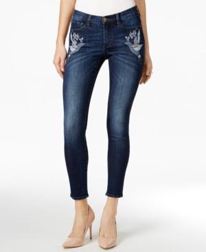 Buffalo David Bitton Faith Embroidered Capsica Wash Skinny Jeans