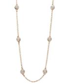 Trio By Effy Diamond Diamond Seven Station 16-18 (1/2 Ct. T.w.) In 14k White, Yellow Or Rose Gold
