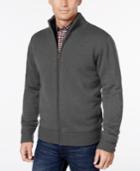 Weatherproof Vintage Men's Lined Zip-front Cardigan