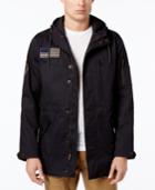 American Rag Men's Mixed Media Patch Parka, Created For Macy's