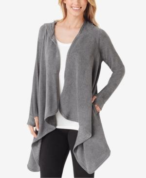 Cuddl Duds Long-sleeve Fleece Hooded Wrap