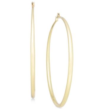 Inc International Concepts Gold-tone Slim Hoop Earrings, Created For Macy's