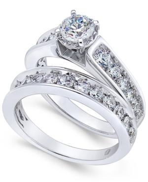 Certified Diamond Bridal Set (2 Ct. T.w.) In 14k White Gold
