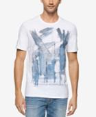 Calvin Klein Jeans Men's Painted Stroke Graphic-print Logo T-shirt