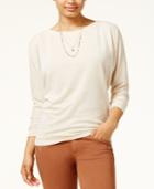 American Rag Juniors' Dolman-sleeve Sweatshirt, Only At Macy's