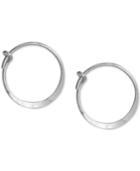 Jody Coyote Hammered Style Hoop Earrings