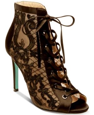 Blue By Betsey Johnson Marlo Lace-up Evening Sandals Women's Shoes