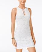Material Girl Juniors' Lace-up Lace Bodycon Dress, Only At Macy's