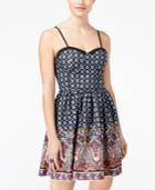 American Rag Juniors' Sleeveless Printed A-line Dress, Only At Macy's