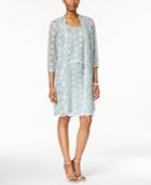 R & M Richards Lace Sheath Dress And Jacket