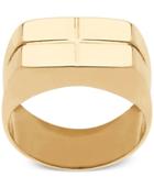 Square Cross Design Ring In 10k Gold