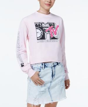 Freeze 24-7 Juniors' Cotton Mtv Graphic Sweatshirt