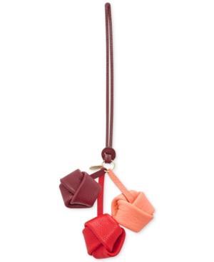 Fossil Knot Leather Bag Charm