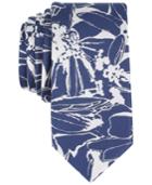 Bar Iii Men's Totness Abstract Floral Skinny Tie, Created For Macy's