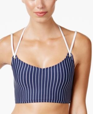 Tommy Hilfiger Double-strap Cropped Bikini Top Women's Swimsuit