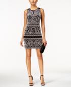 Xscape Sleeveless Beaded Bodycon Dress