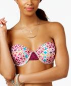 Hula Honey Printed Underwire Bikini Top Women's Swimsuit