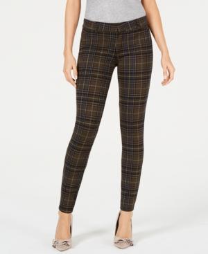 Kut From The Kloth Mia Plaid Skinny Jeans