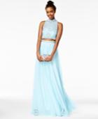 Say Yes To The Prom Juniors' 2-pc. Rhinestone A-line Gown, A Macy's Exclusive