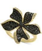Effy Diamond Flower Statement Ring (1-1/6 Ct. T.w.) In 14k Gold
