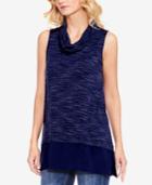 Vince Camuto Space-dyed Cowl-neck Top