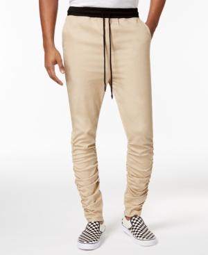 Jaywalker Men's Slim-tapered Fit Ruched Joggers, Created For Macy's